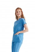 Costum medical unisex albastru