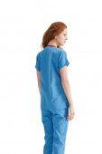 Costum medical unisex albastru