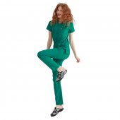 Costum medical verde unisex - Model Classic Flex