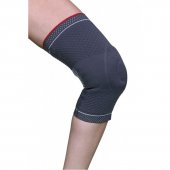 Orteza genunchi / Genunchiera compresiva din tricot elastic cu suport patelar din silicon